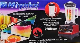 Miyako Double Jug Blender Machine, BL-029.